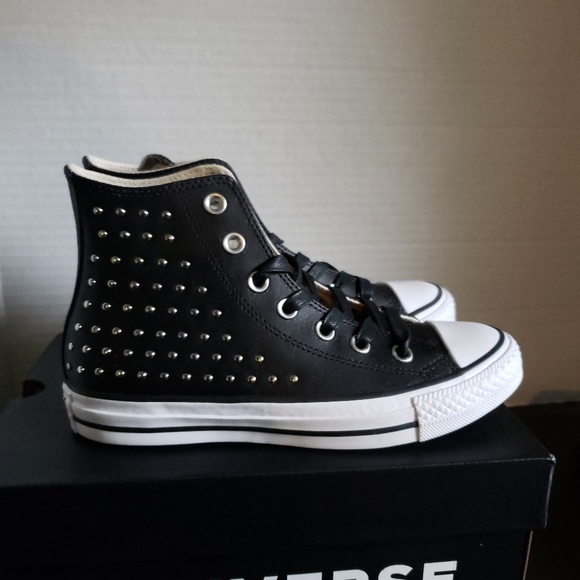 womens studded converse